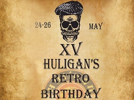24-26 травня запрошуємо на Huligans Retro Birthday Party